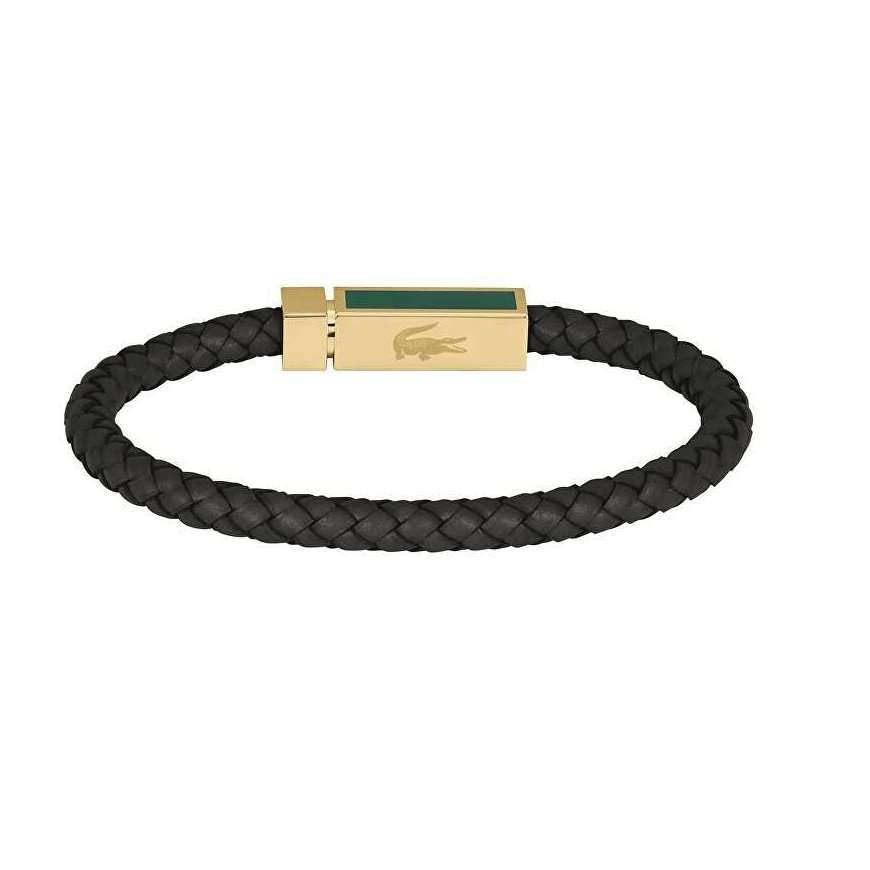Lacoste Must nahast käevõru meestele Rockel 2040451 – 2