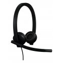 Logitech H570e Headset Wired Head-band Office/Call center USB Type-C Black
