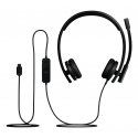Logitech H570e Austiņas Vadu Birojs / zvanu centrs USB Veids-C Melns Logitech H570e Austiņas Vadu Birojs / zvanu centrs USB Veids-C Melns