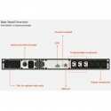 Vertiv Liebert EDGE-1000IRM1U UPS-virtalähde Linjainteraktiivinen 1 kVA 900 W 3 AC-pistorasia(a)