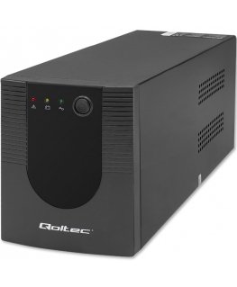 Qoltec 53775 puhvertoiteallikas (UPS) Liini-interaktiivne 1,2 kVA 720 W 4 vahelduvvoolu kontakt