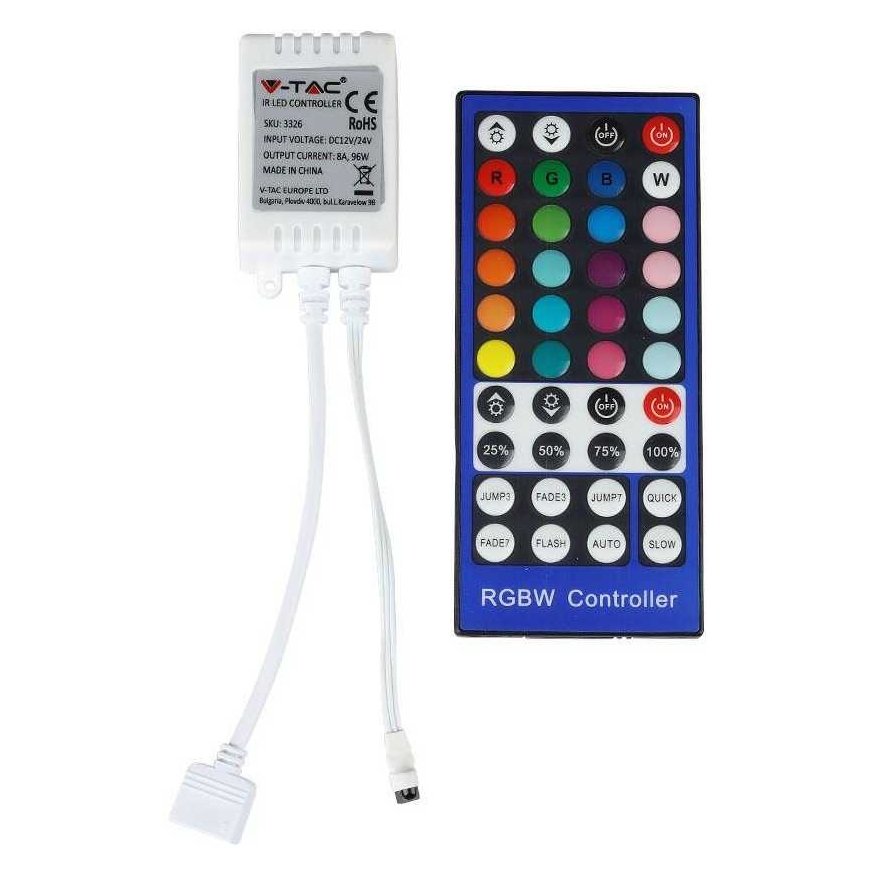 Контроллер V-tac для RGB + W светодиодной ленты, 8A – 2