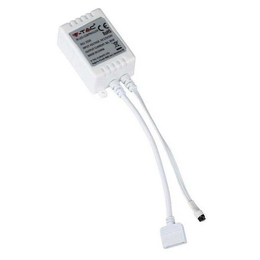 V-tac LED strip controller designed for RGB + W LED strip, 8A – 3