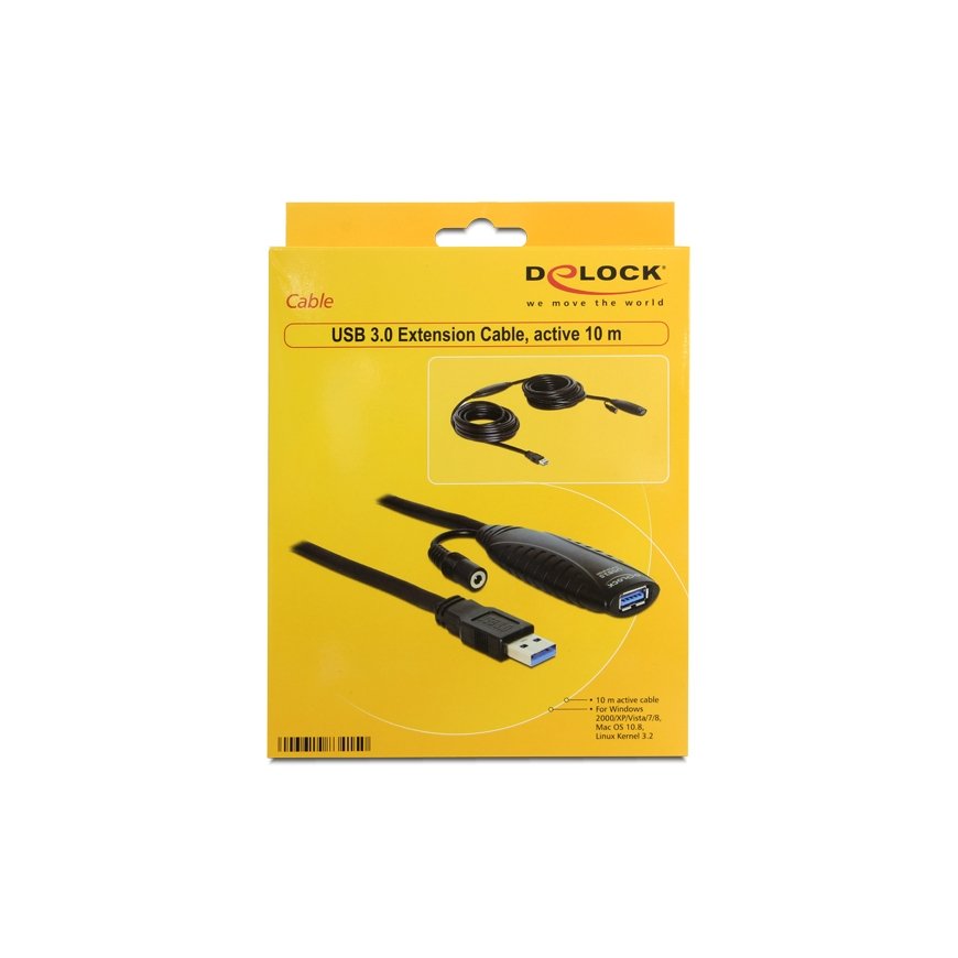 DeLOCK USB3.0-A - USB3.0-A, 10m USB-kaabel USB 3.2 Gen 1 (3.1 Gen 1) USB A Must – 2