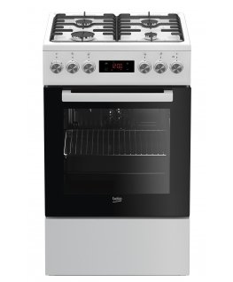 Beko FSE52320DWD кухонная плита Отдельностоящая плита для готовки Электричество Газовый Белый