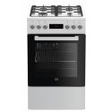 Beko FSE52320DWD plīts & cepeškrāsns Brīvi stāvoša plīts Elektrisks Gāzes Balts Beko FSE52320DWD plīts & cepeškrāsns Brīvi stāvoša plīts Elektrisks Gāzes Balts