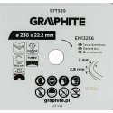 Graphite Diamond Cutting Disc 'Turbo', 230 x 22.22 mm, dry Graphite Diamond Cutting Disc 'Turbo', 230 x 22.22 mm, dry