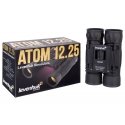 Levenhuk Atom 12x25 žiūronai Stoginė Juoda