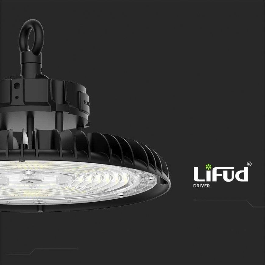 Oprawa V-TAC LED High Bay LIFUD JUHT 0-10V 160Lm/W 120W/150W/200W VT-90202 3000K+4000K+5000K 27000lm 5 Aastat Garantii – 4