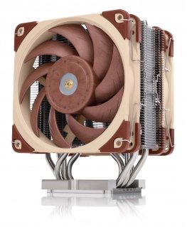 Noctua NH-U12S DX-4677 Datora dzesēšanas sistēma Procesors Gaisa dzesētājs 12 cm Brūns, Gaiši brūns, Sudrabs