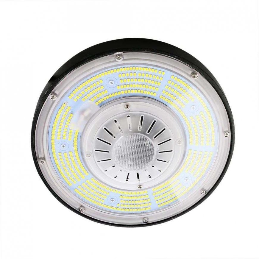 V-tac 200W LED UFO warehouse light, black, 4000K, dimmable – 3