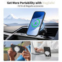 Dėklas TECH-PROTECT SILICONE MAGSAFE IPHONE 17 AIR Juodas
