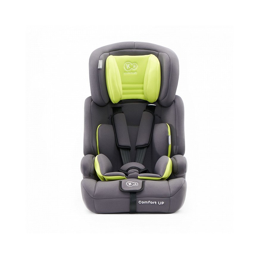 Kinderkraft COMFORT UP детское автокресло 1-2-3 (9 - 36 кг 9 месяцев - 12 лет) Зеленый, Серый – 5