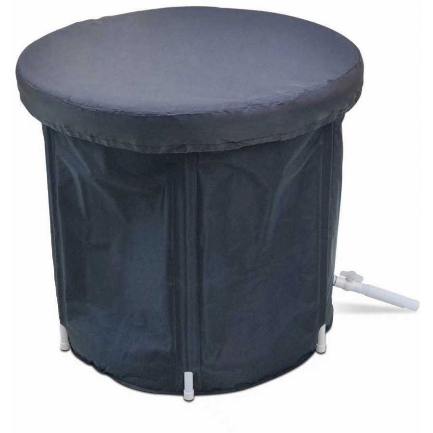 OEM Foldable portable inflatable bathtub 75 x 75 cm black – 2