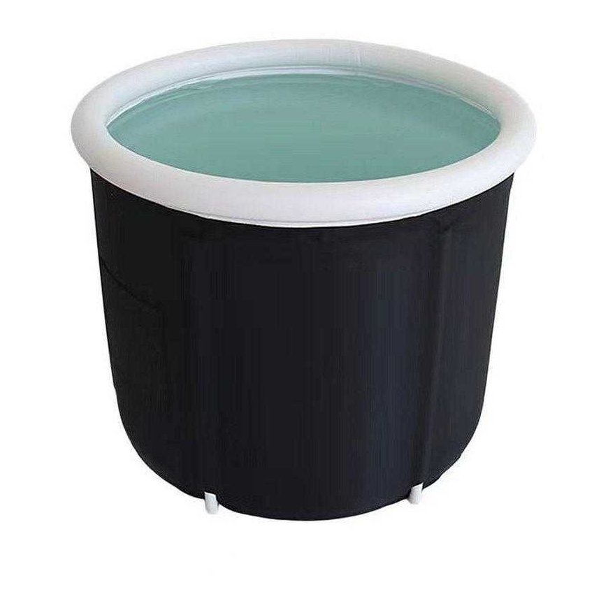 OEM Foldable portable inflatable bathtub 75 x 75 cm black – 3