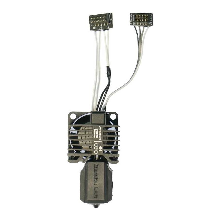 E3D täysin koottu suuri virtaus ObXidian HotEnd Bambu Lab P1 -sarjalle 0,6 mm