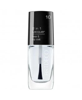 ARTDECO 2 in 1 Lacquer kynsilakka 10 ml Läpinäkyvä Kiilto