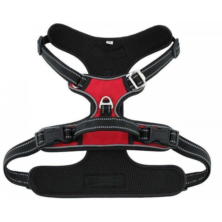 Oem suņu josta OXFORD A izmērs XL sarkans melns – 3