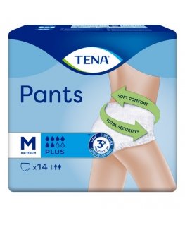 TENA Pants Plus alusvaate virtsankarkailuun Unisex 14 kpl