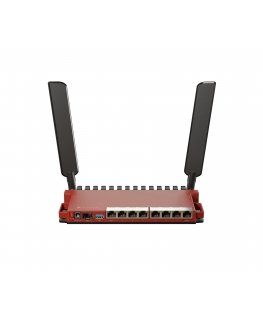 Mikrotik L009UiGS-2HaxD-IN juhtmevaba ruuter Gigabit Ethernet Üks sagedusala (2,4 GHz) Punane