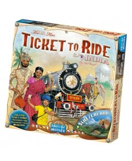 Days of Wonder Ticket to Ride India Board game Tile-based