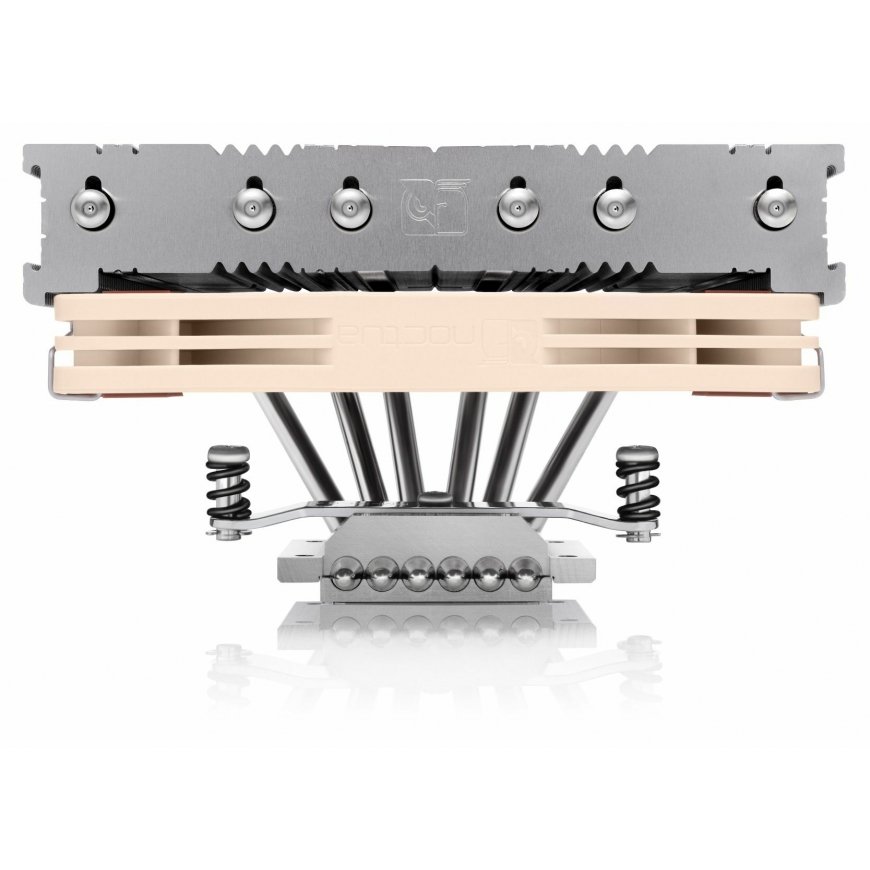 Noctua NH-L12SX77 arvuti jahutussüsteem Protsessor Kütteseade/radiaator 12 cm Beež, Nikkel 1 tk