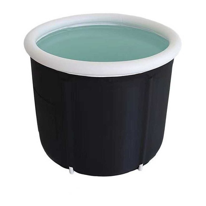 OEM Foldable portable inflatable bathtub 80 x 79 cm black