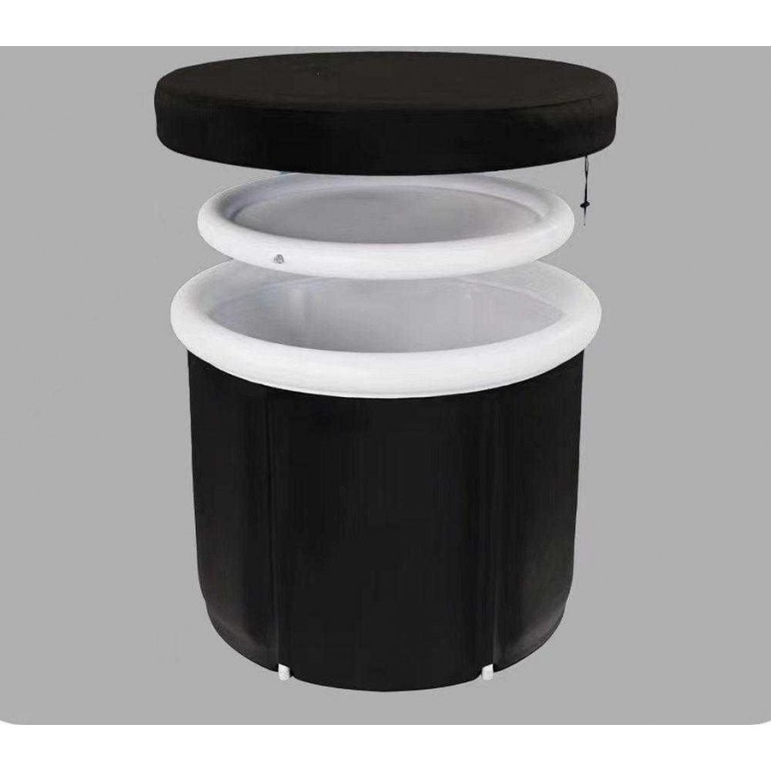 OEM Foldable portable inflatable bathtub 80 x 79 cm black – 3