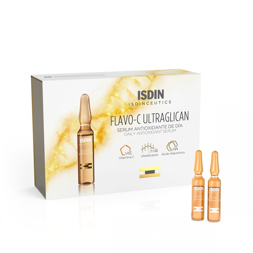 ISDIN Flavo-C Ultraglican Veido serumas 20 ml Moteriškas