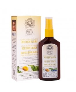 Inteacosmetics Premium Natural Blonde Highlights Hair Lightening Spray with Ecologic Camomile Extract without alcohol