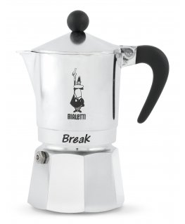 Bialetti Break Mokkapannu Hopea