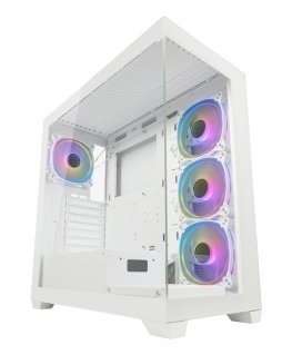 LC-Power LC-715W-ON tietokonekotelo Midi Tower Valkoinen