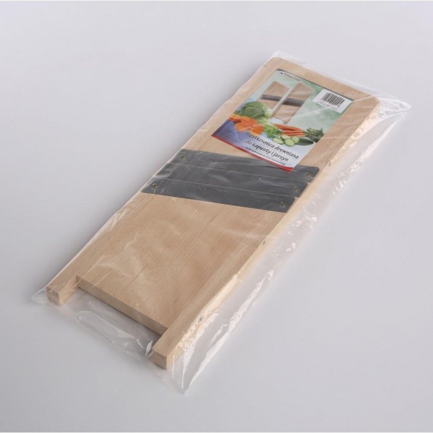 Lumarko Cabbage Slicer, wooden, 3 blades – 2