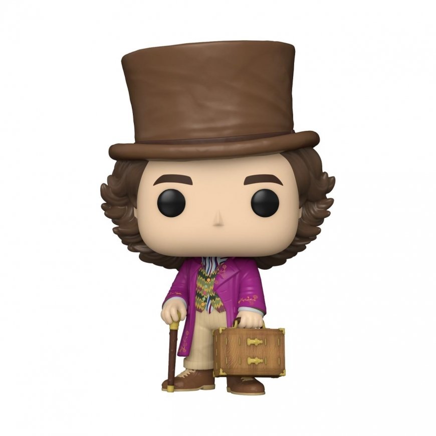 FUNKO POP! POP Movies: Wonka- POP 1, Multicolour, 4-inch, Movie, Collectible, Toys