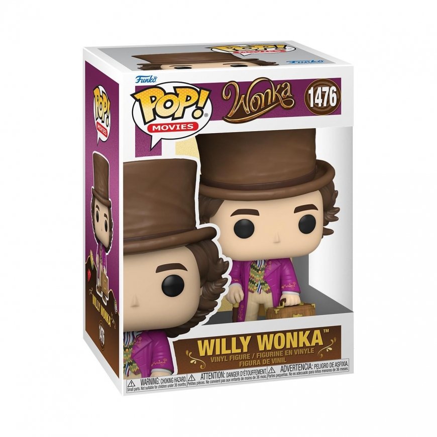 FUNKO POP! POP Movies: Wonka- POP 1, Multicolour, 4-inch, Movie, Collectible, Toys – 2
