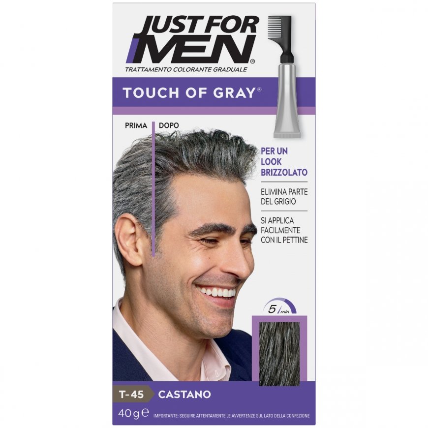 Just For Men Touch Of Grey matu krāsa Brūns 40 g – 2