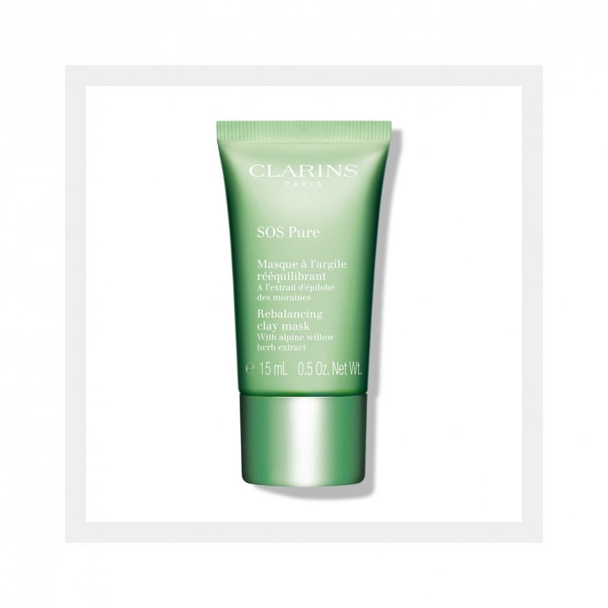 Clarins SOS Pure Rebalancing Cleansing mask Unisex 15 ml Cream