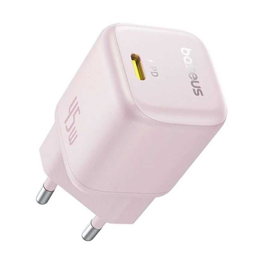 Baseus PicoGo 45W, 1xUSB-C rožinė