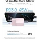 Baseus PicoGo 45W, 1xUSB-C rozā Baseus PicoGo 45W, 1xUSB-C rozā