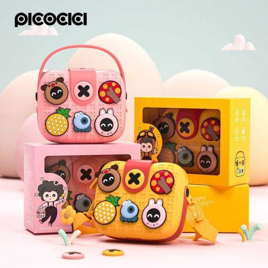 PICOCICI Bērnu stilīgā somiņa k11 dzeltena – 5