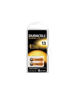 Duracell-kuulolaitteiden paristot 13 (A13) 6-pakka