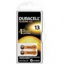 Baterijas Duracell dzirdes aparāta 13 (A13) 6-paka Baterijas Duracell dzirdes aparāta 13 (A13) 6-paka
