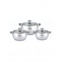 Puodų rinkinys Voltz OV51210N6B, 18/20/22 cm 2,5/3,5/4,6 l, pi