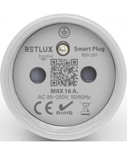 Retlux Wifi älykäs pistoke FR 16A-RSH 201 wifi älykäs pistoke FR 16A