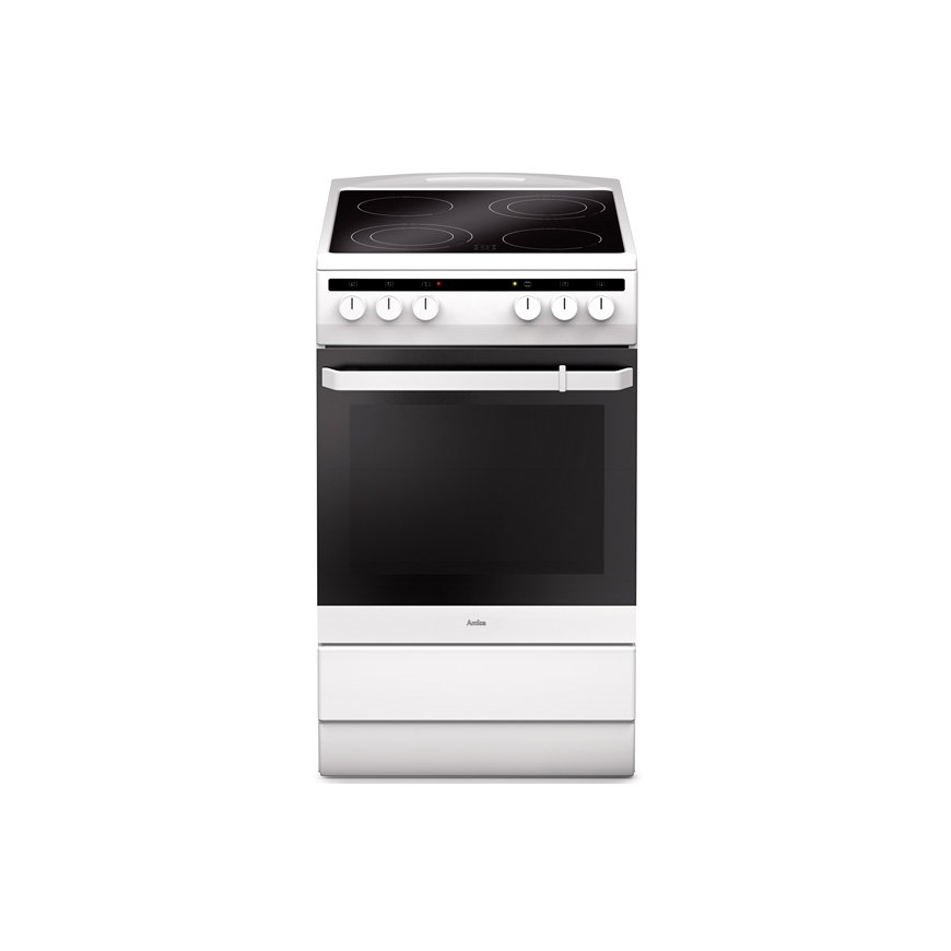 Amica SHC5865W Brīvi stāvoša plīts Elektrisks