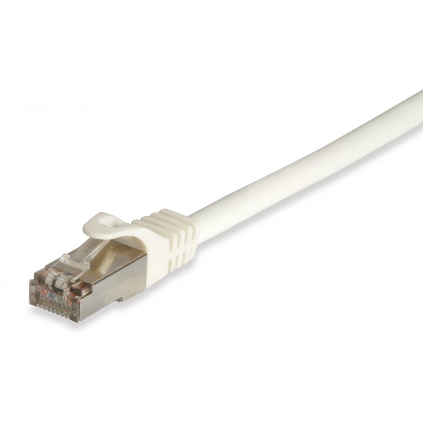 Equip Cat.6A Pro S/FTP Patch Cable, 0.5m, White – 2