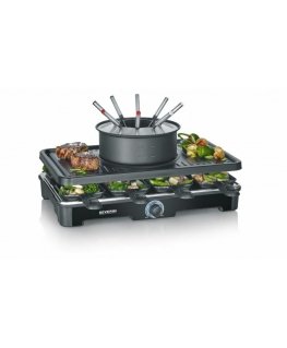 Severin RG 2347 раклетница-гриль 8 человек 1400 W Черный