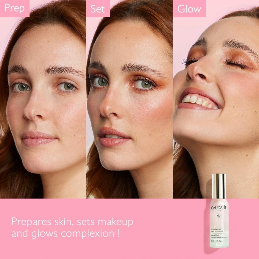Caudalie Beauty Elixir Prep, Set, Glow Face Mist 30ml – 3