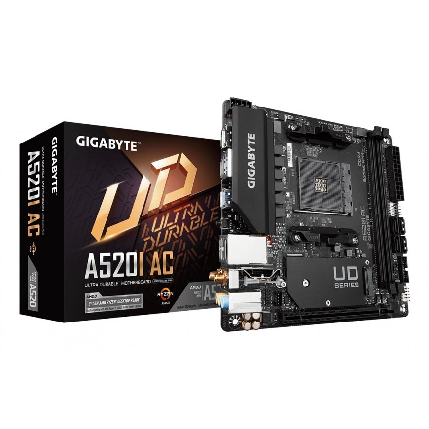 GIGABYTE A520I AC mātes plate AMD