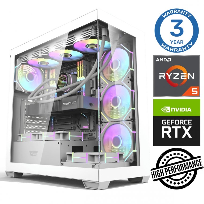 INTOP Ryzen 5 7500F 16GB DDR5 1TB SSD M.2 NVME+2TB RTX5050 8GB no-OS